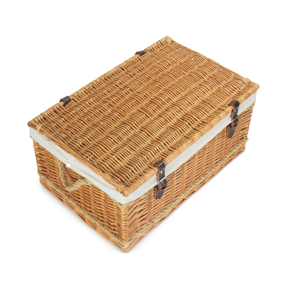 Red Hamper 62cm Roped Handled Picnic Basket