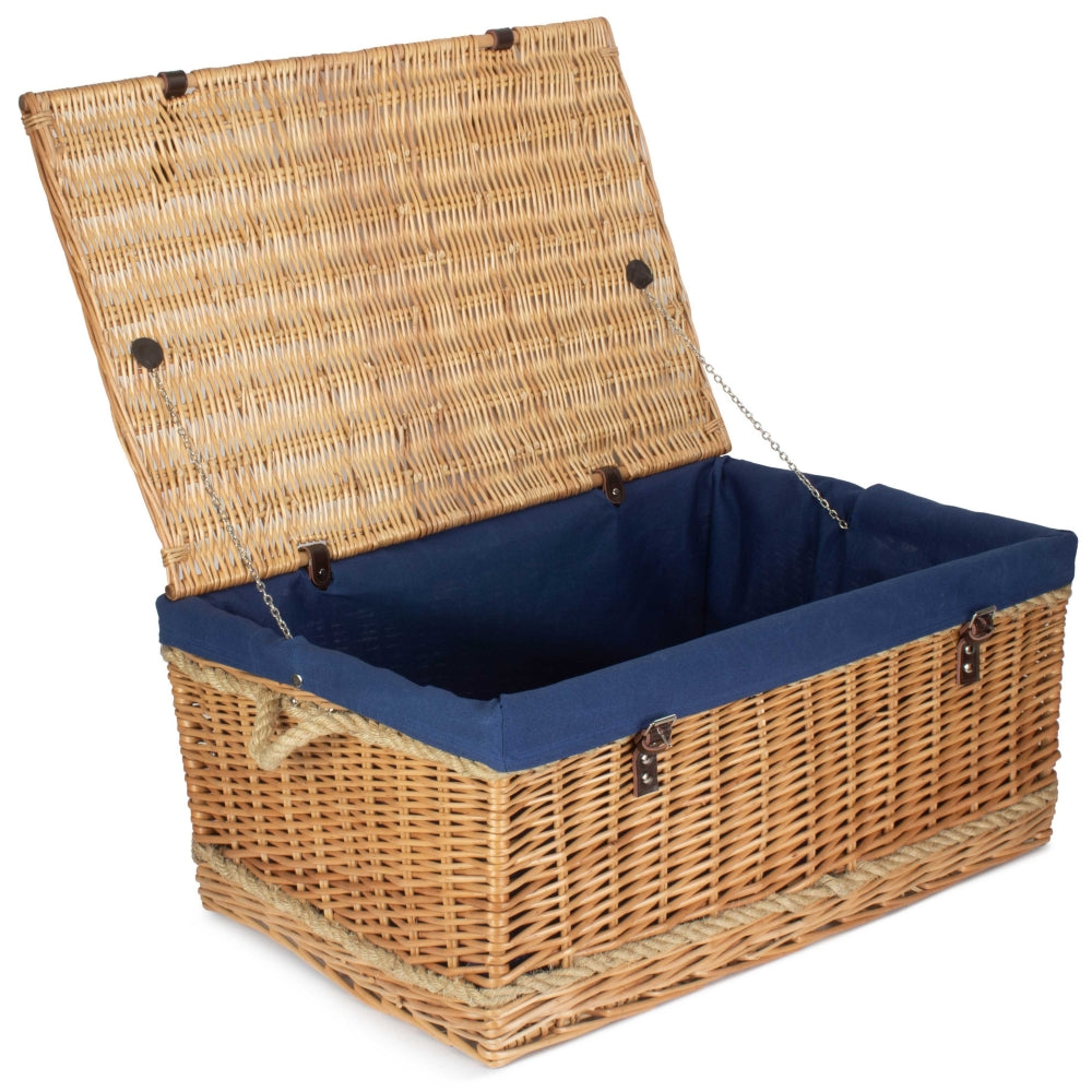 Red Hamper 72cm Rope Handled Trunk Picnic Basket