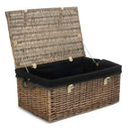 62cm Antique Wash Picnic Basket