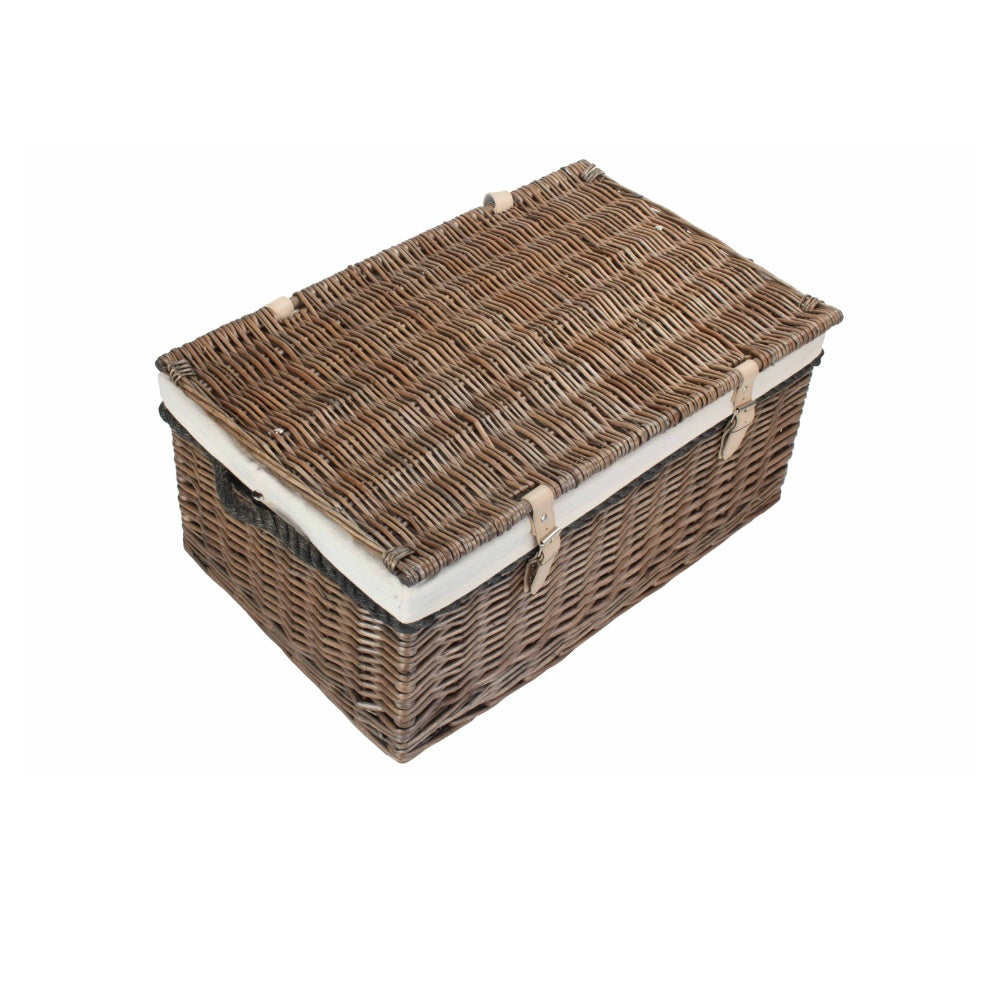 62cm Antique Wash Picnic Basket Secondary image