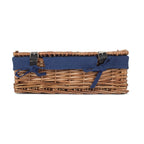 Red Hamper 40cm Empty Wicker Rectangular Gift Basket