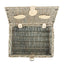 Red Hamper 30cm Antique Wash Split Willow Wicker Basket