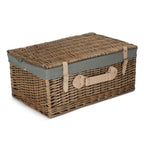 Red Hamper 56cm Antique Wash Picnic Wicker Basket