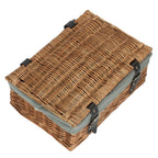 Red Hamper Double Steamed 35cm Empty Wicker Hamper Basket