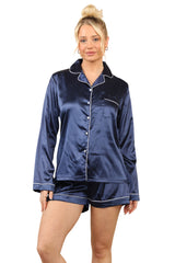 Luxury Satin Pyjama Set – Silky Soft, Long sleeve Nightwear