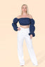 Women's White Wide Leg Pants - Casual, Breathable, High Waist, Slimming, Comfortable Palazzo Trousers for Women, Ideal for Yoga, Office Work, Dance, Vacation, School, Beach, Summer, and Cool Seasons - Elaina Fashion