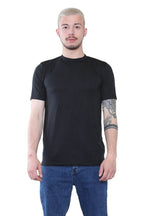 Men's Classic Black T-Shirt – Premium Cotton Crew Neck Tee for Everyday Wear