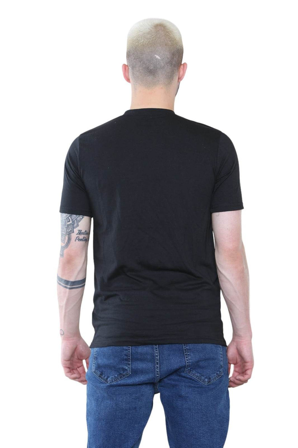 Men's Classic Black T-Shirt – Premium Cotton Crew Neck Tee for Everyday Wear