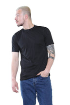 Men's Classic Black T-Shirt – Premium Cotton Crew Neck Tee for Everyday Wear