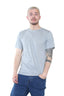 Elaina Fashion Grey Crew Neck T-Shirt – Minimalist Style for Everyday Wear