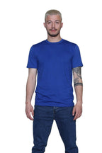 Elaina Fashion Men's Royal Blue Classic T-Shirt – Versatile Everyday Essential