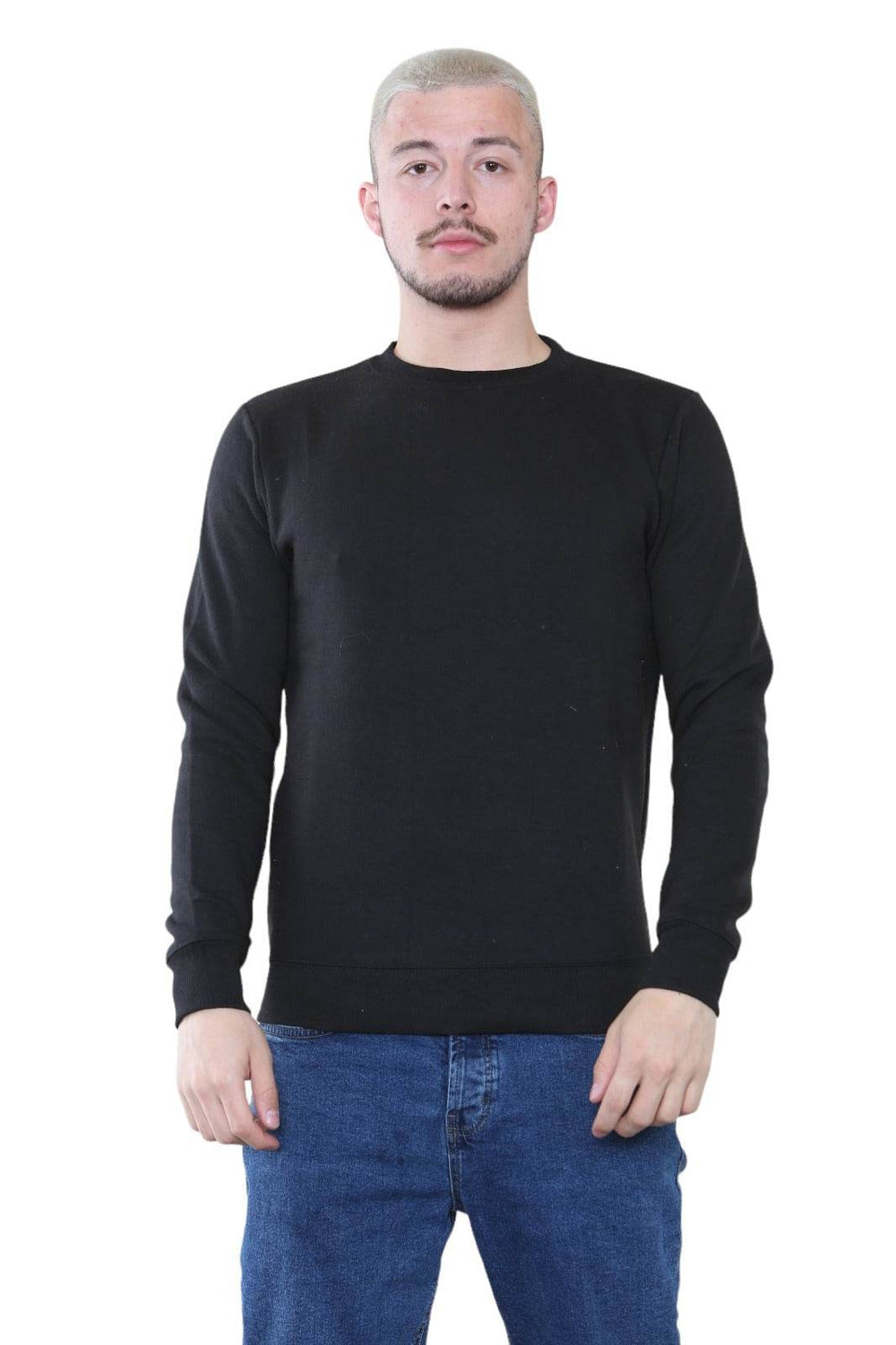 Men's Classic Black Sweatshirt - Casual Comfort and Stylish Fit Main image