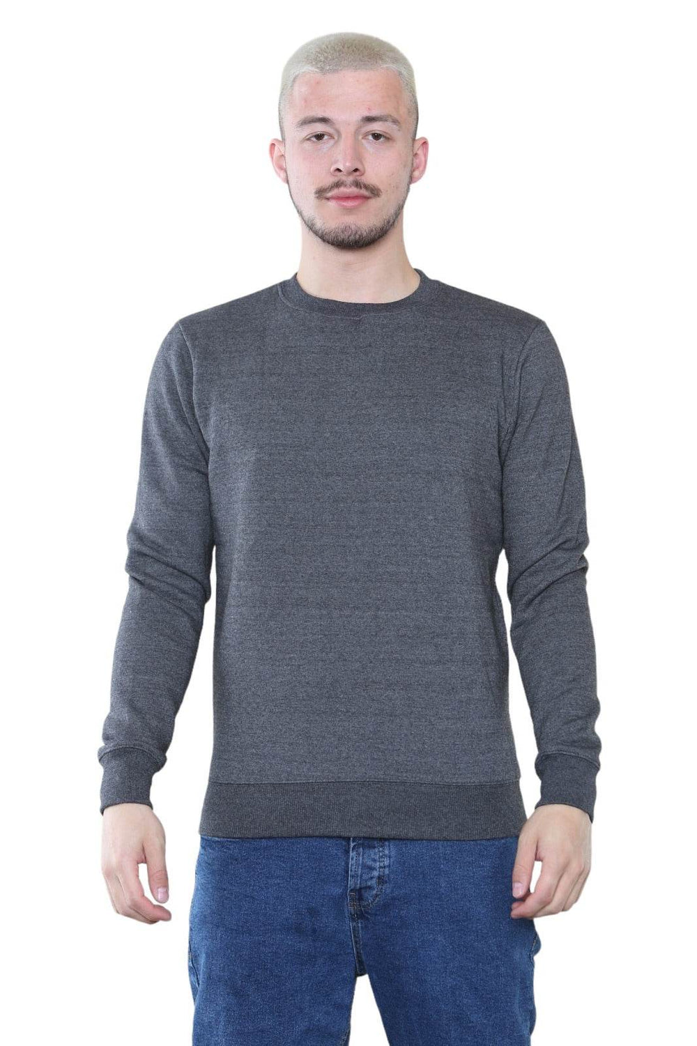 Men's Classic Grey Sweatshirt - Casual Comfort and Stylish Fit Main image