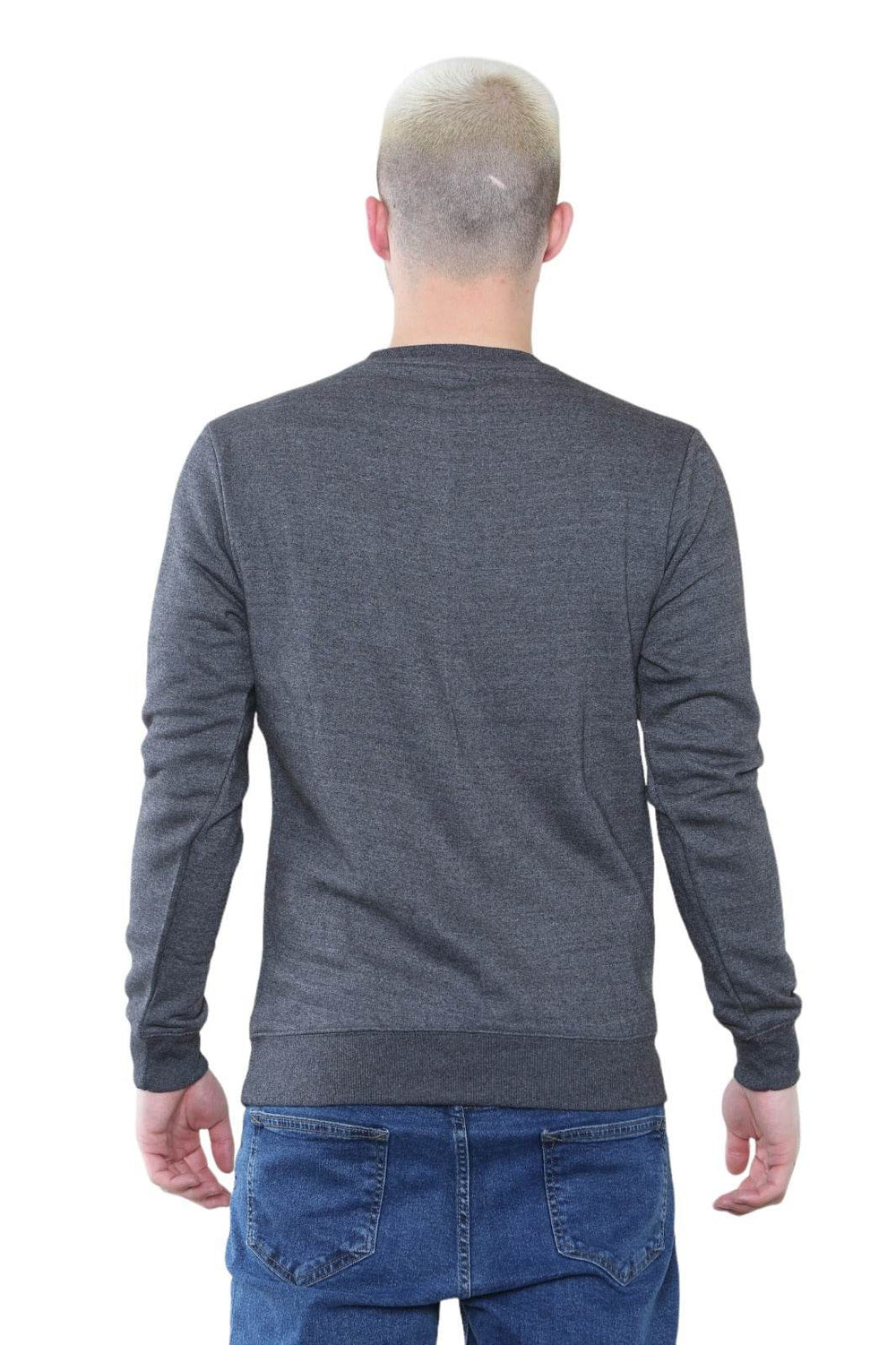 Men's Classic Grey Sweatshirt - Casual Comfort and Stylish Fit