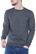 Men's Classic Grey Sweatshirt - Casual Comfort and Stylish Fit