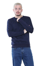 Men's Classic Navy Sweatshirt - Casual Comfort and Stylish Fit