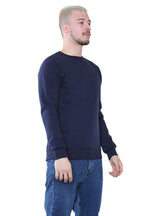 Men's Classic Navy Sweatshirt - Casual Comfort and Stylish Fit
