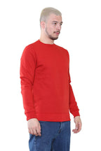 Men's Classic Red Sweatshirt - Casual Comfort and Stylish Fit