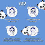 7th Heaven Face Food Panda Face Sheet Mask Coconut and Banana Hydrating Mask To Moisturise Skin