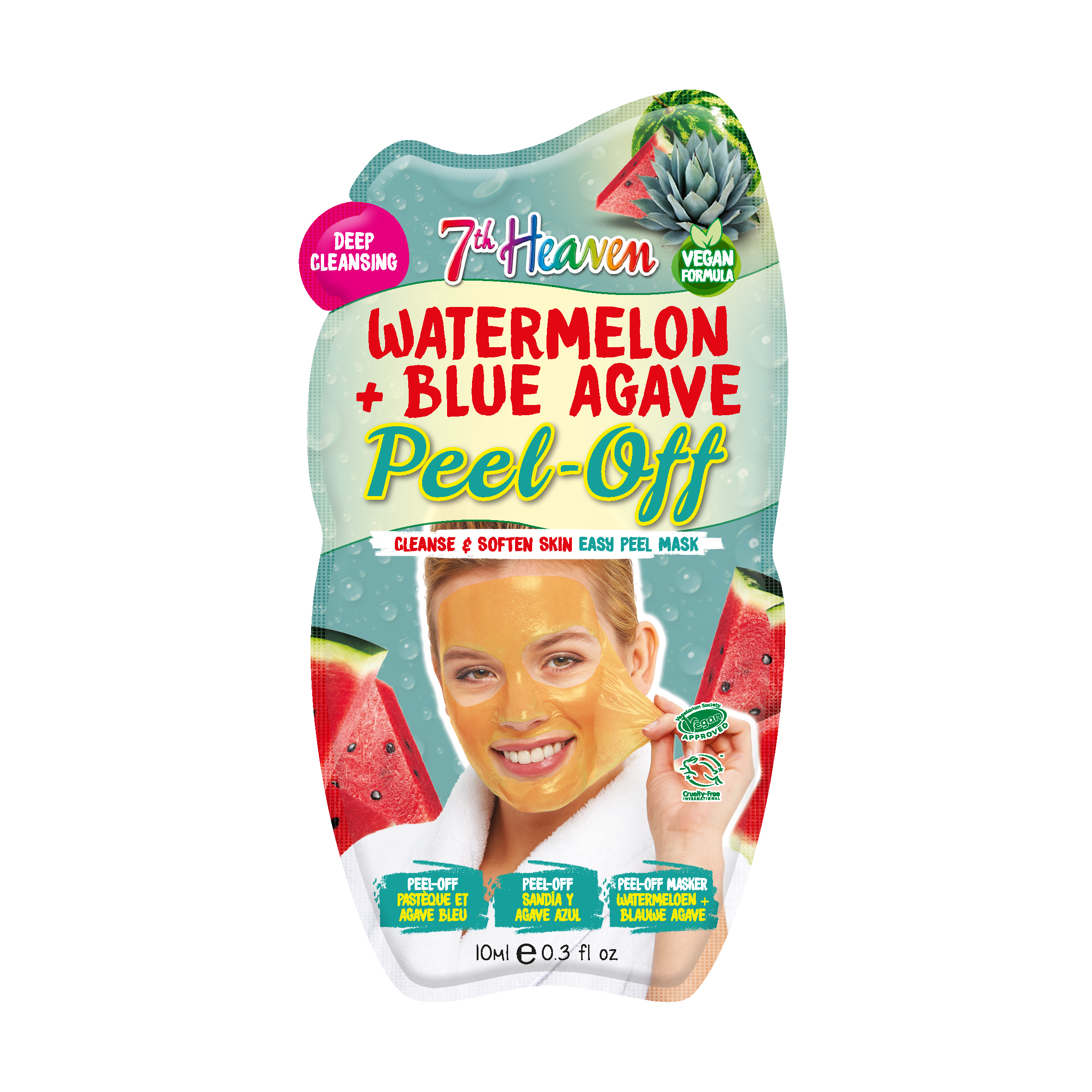 7th Heaven Watermelon and Agave Peel Off Face Masque Main image