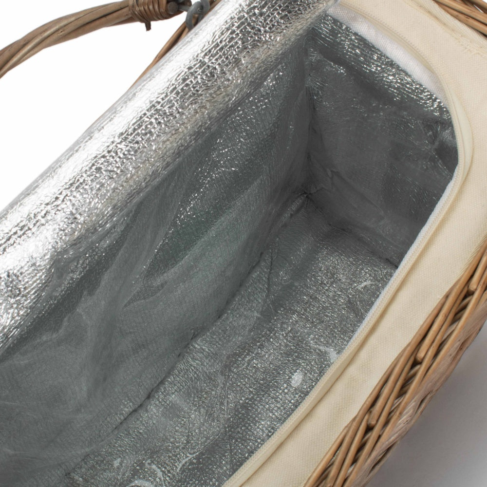 Wicker Cooler Picnic Basket