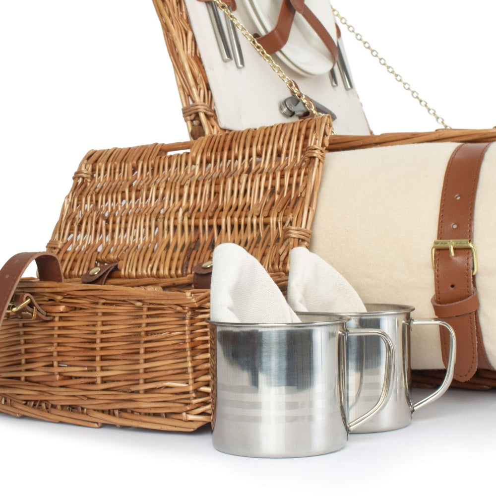 Deluxe Fully Fitted Traditional Picnic Basket