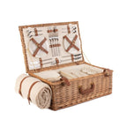 Deluxe Fully Fitted Traditional Picnic Basket