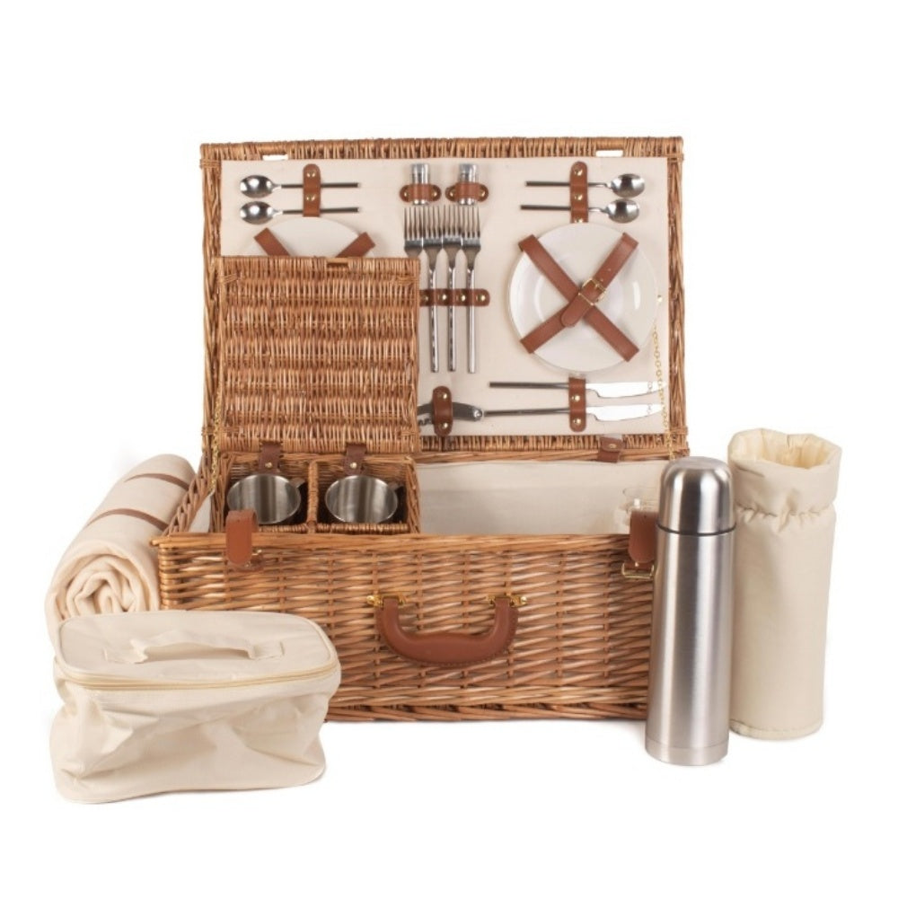Deluxe Fully Fitted Traditional Picnic Basket