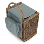 2 Person Chiller Wicker Beach Picnic Basket