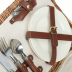 Classic Wicker Fitted Picnic Basket