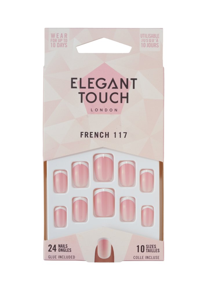 Elegant Touch French Pink Nails 117 Main image