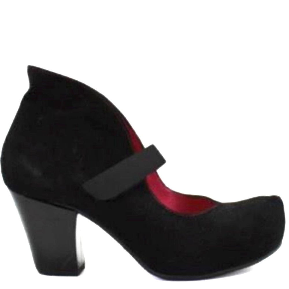 Stylo - Black Suede bar shoe Main image