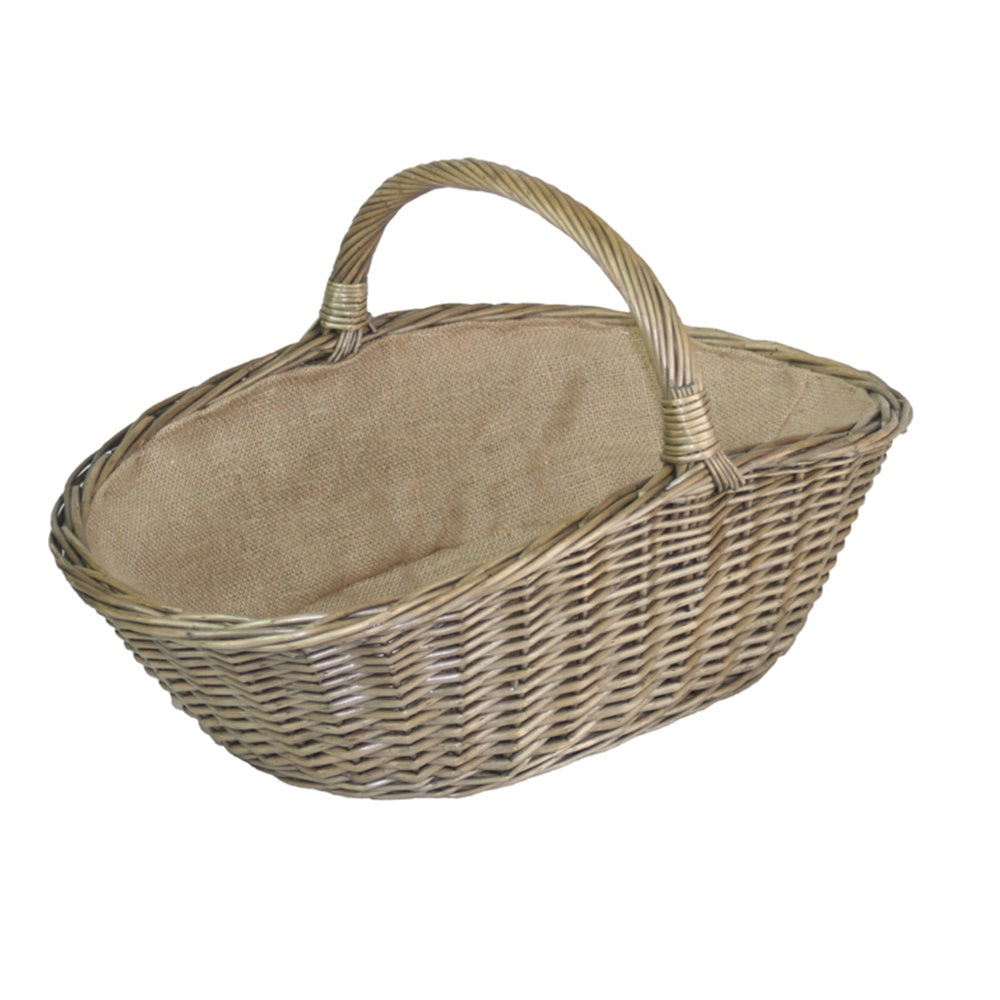 Antique Wash Harvesting Wicker Basket Secondary image