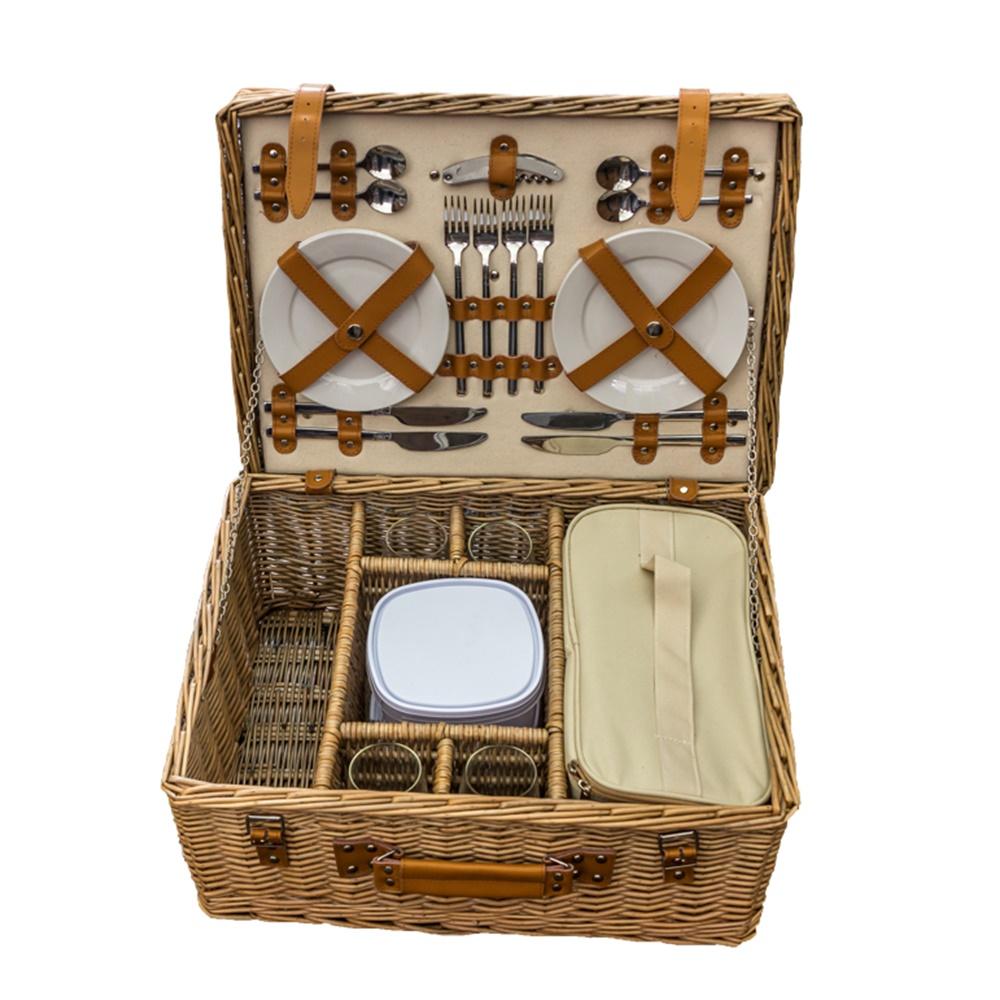 Blenheim Deluxe Fitted Wicker Picnic Basket Main image
