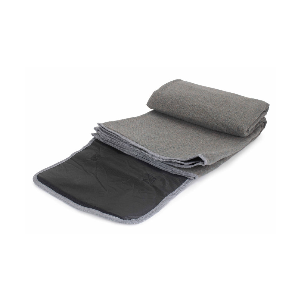 Grey Tweed Picnic Blanket Secondary image