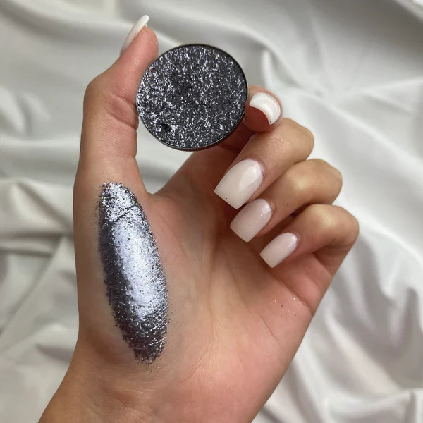 With Love Cosmetics Pressed Glitters - Gunmetal Secondary image