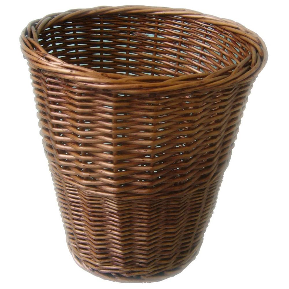 Light Steamed Wicker Waste Paper Bin Main image