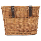 Red Hamper Small Wicker Bicycle Bike Basket