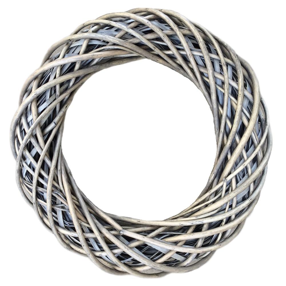 Wicker Large Antique Wash Ring Wreath Main image