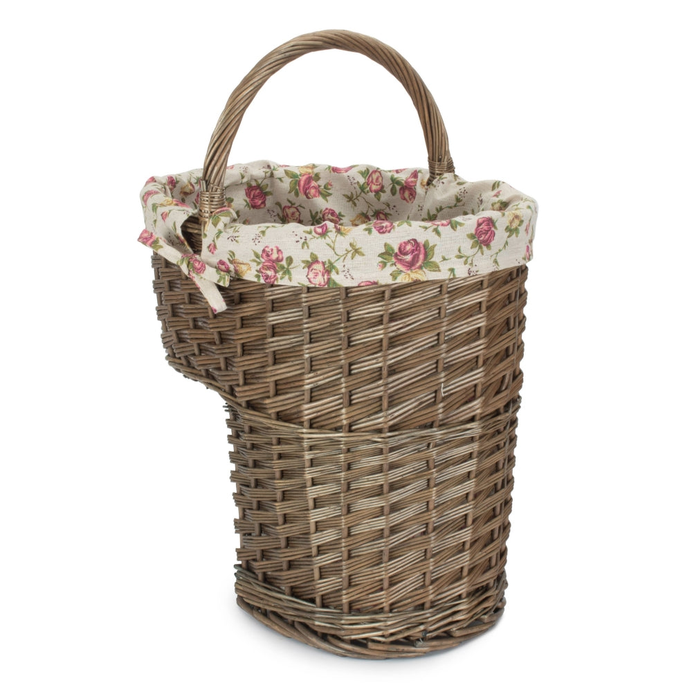 Antique Wash Finished Stair Basket