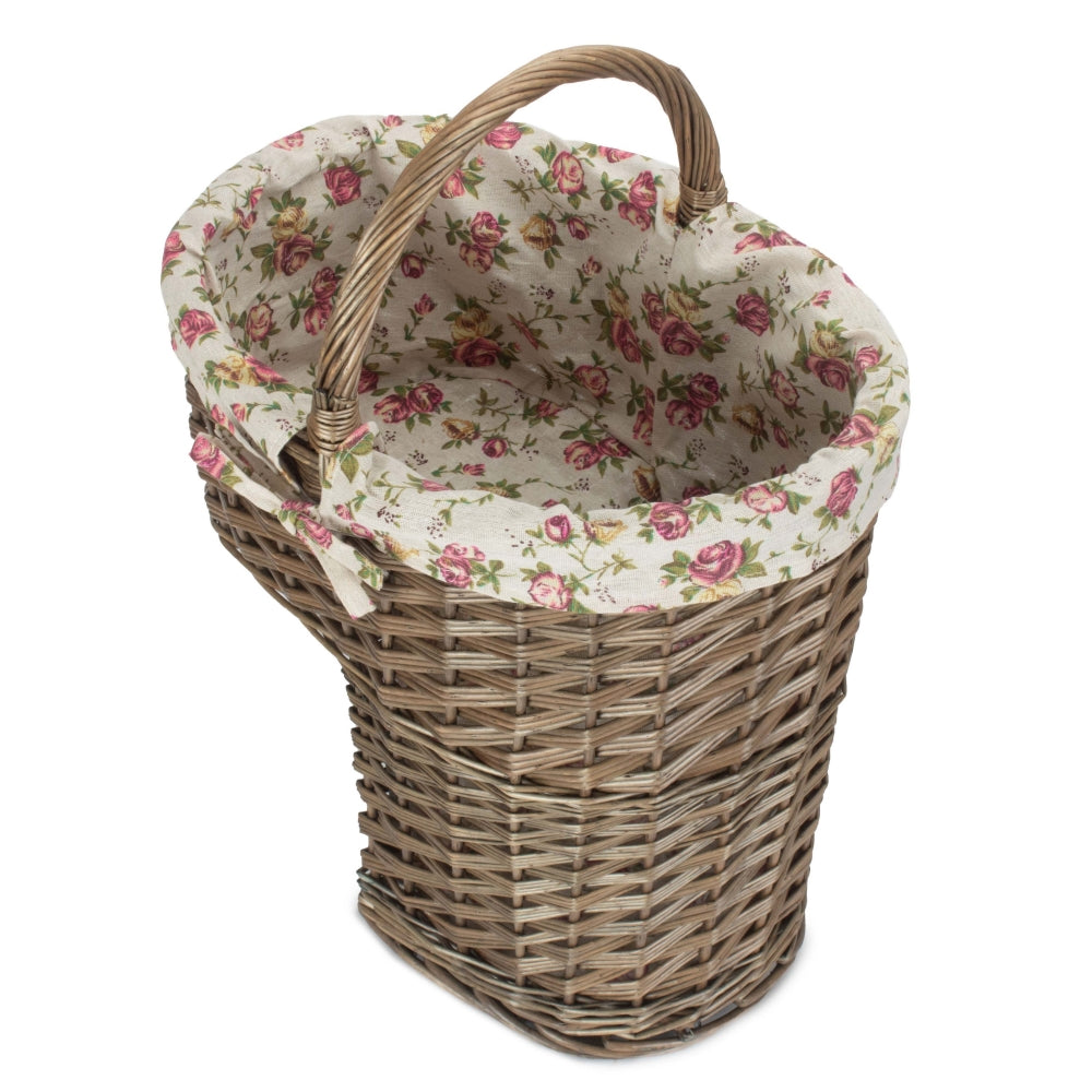 Antique Wash Finished Stair Basket