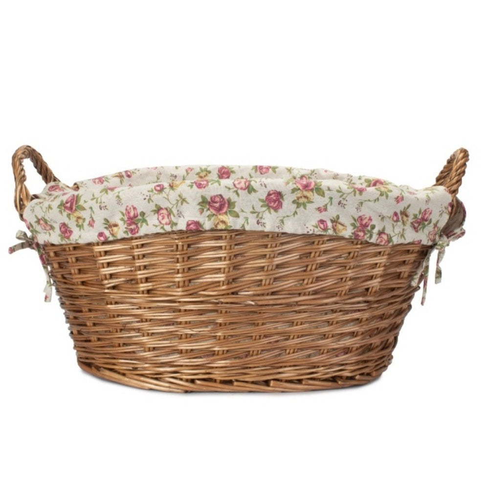 Light Steamed Lined Wash Basket