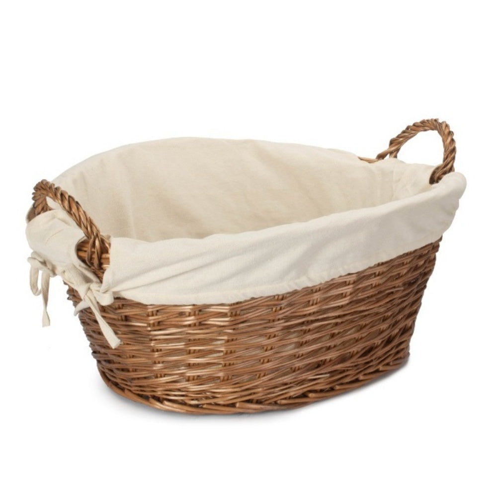 Light Steamed Lined Wash Basket