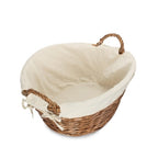 Light Steamed Lined Wash Basket
