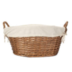 Light Steamed Lined Wash Basket