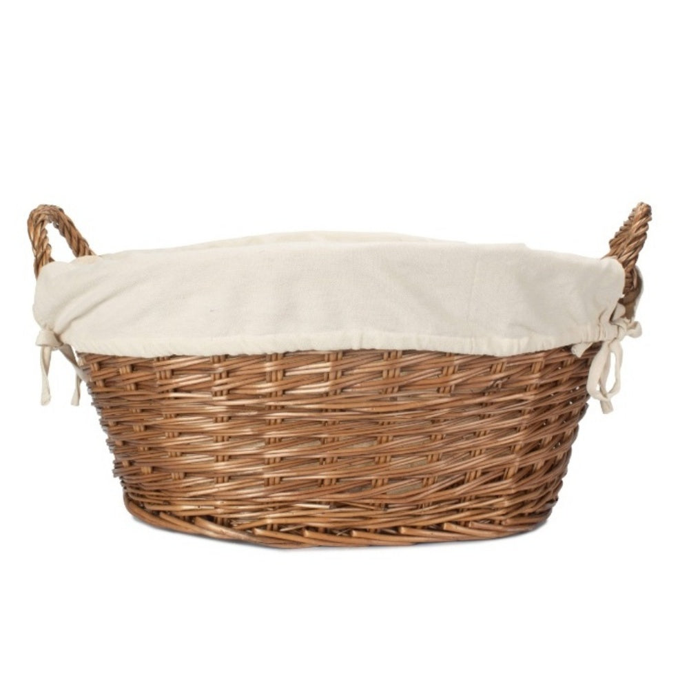 Light Steamed Lined Wash Basket