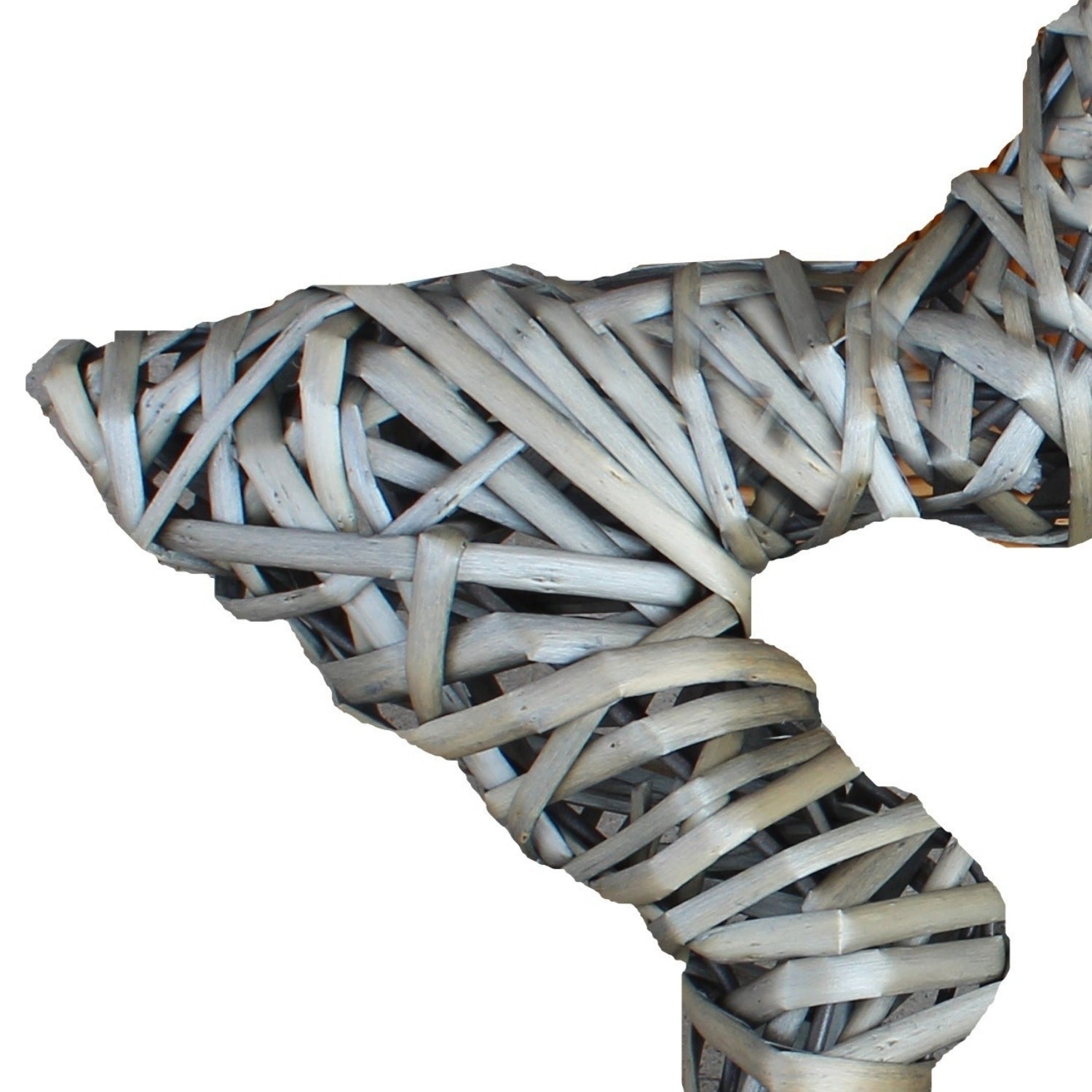 Antique Wash Wicker Open Star Christmas Decoration Secondary image