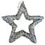 Antique Wash Wicker Open Star Christmas Decoration