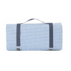 Red Hamper Blue and White Gingham Picnic Blanket