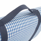 Red Hamper Blue and White Gingham Picnic Blanket